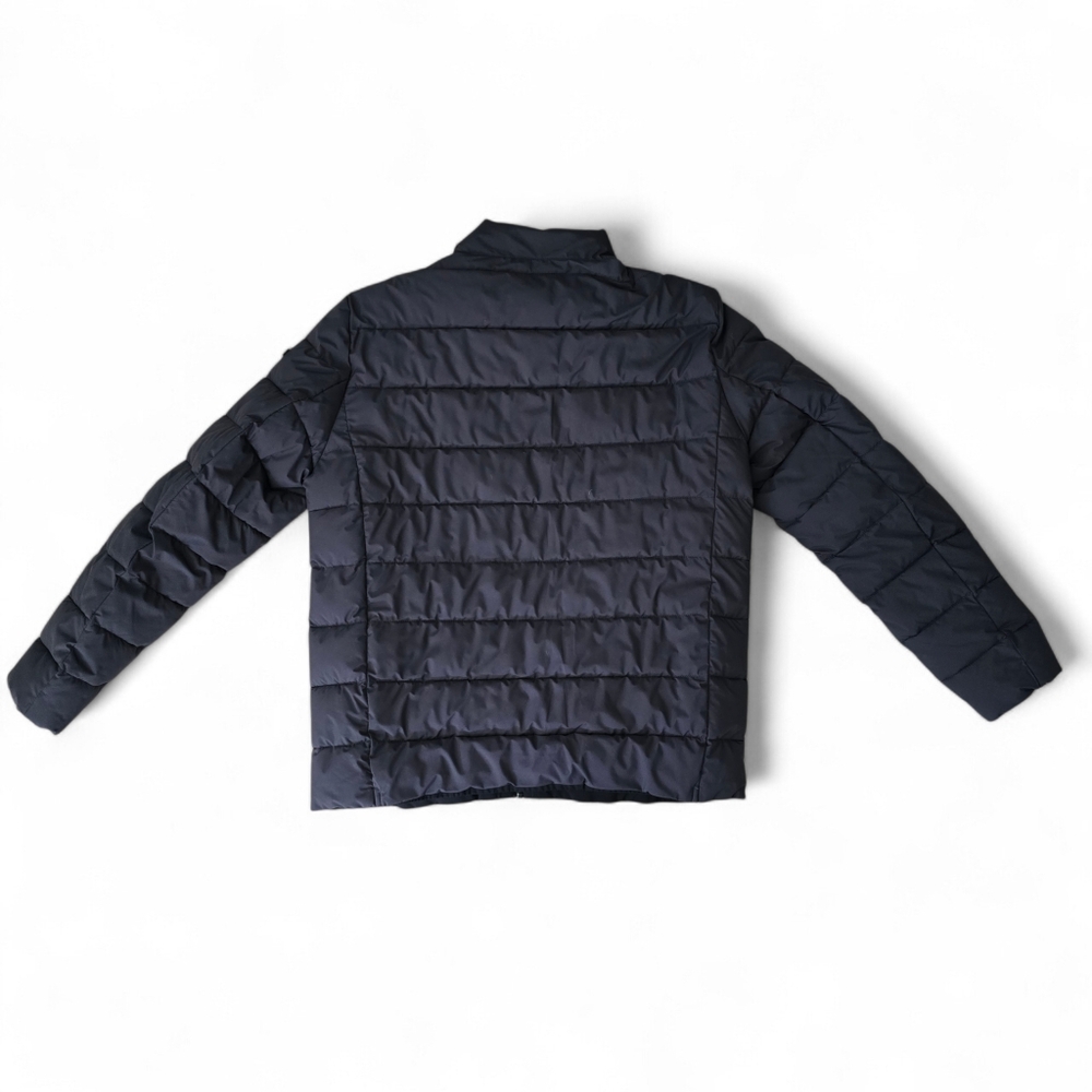 Calvin Klein Lightweight Quilted Puffer Jacket Black Full Zip Coat Large - Picture 3 of 7